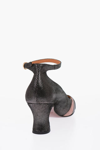 6.5cm leather VODEN Ankle-strap pumps