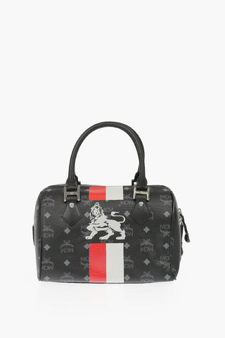 Leather Printed Bucket Bag