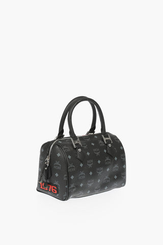 Leather Printed Bucket Bag