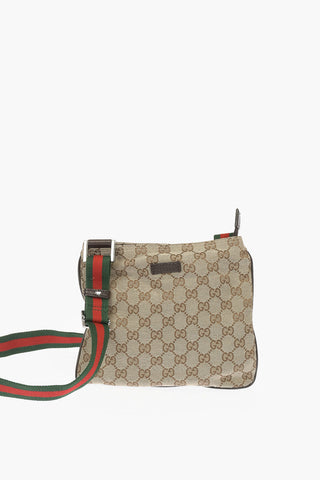 Logo Embroidered Crossbody Bag
