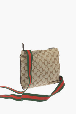 Logo Embroidered Crossbody Bag