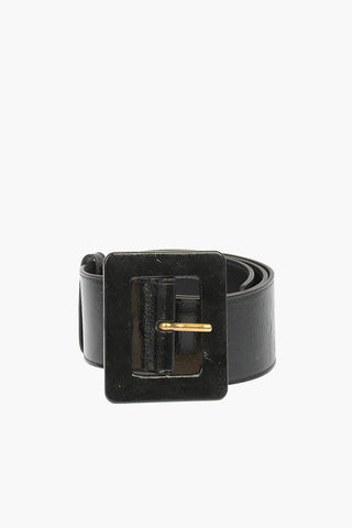 60mm Lacquered Leather Belt