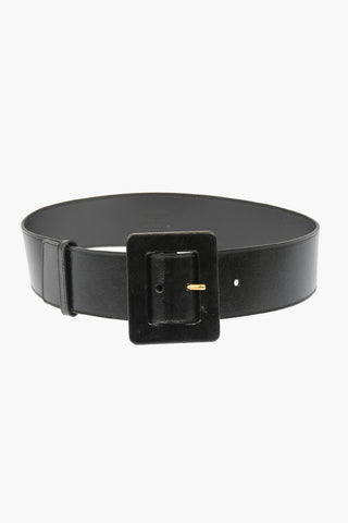 60mm Lacquered Leather Belt