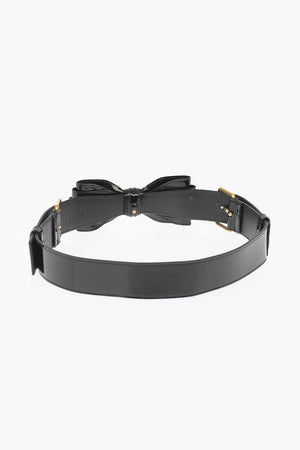 40mm Lacquered Leather Belt