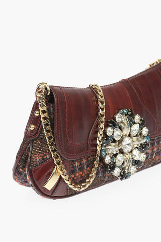 Pochette with Jewel Application