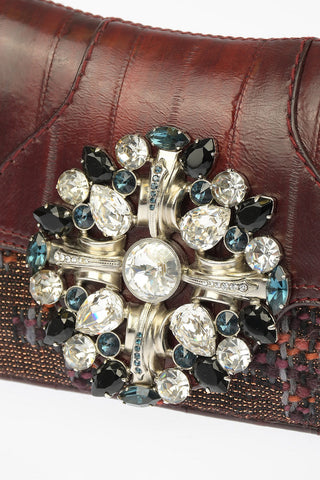 Pochette with Jewel Application
