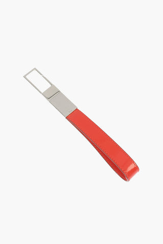 Leather and Metal Keyring