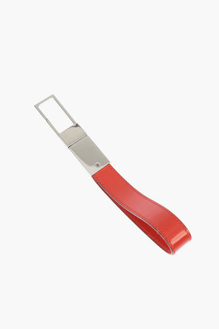Leather and Metal Keyring