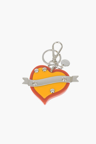 Keyring with Heart Pendant