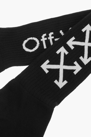 ARROW MID LENGHT SOCK BLACK WHITE