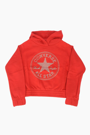 Sweatshirt Embellished with Strass