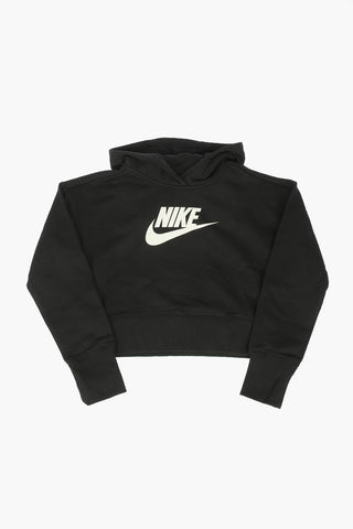 Printed Crop Sweatshirt