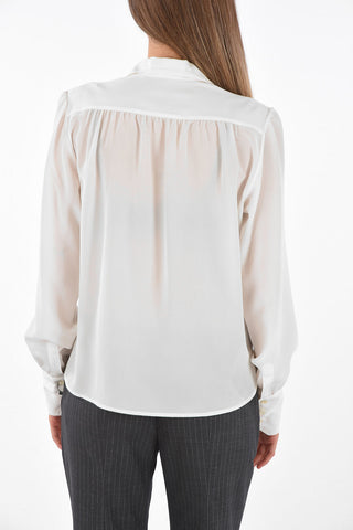 Camicia in Seta con Collo Italiano