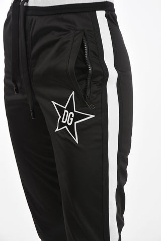 #DGMILLENNIALS Joggers with Contrasting Side Bands and Monogram Application