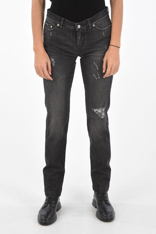 5 Pocket GIRLY Denims with Metal Logo