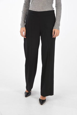 stretch wool GEORGE flared pants