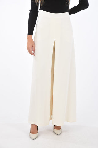 Gonna-Pantalone in Seta con Zip Laterale