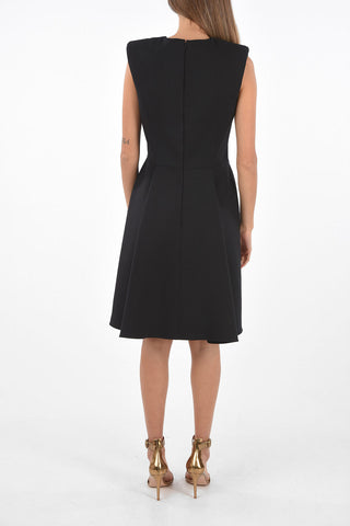 Sleeveless Flared Midi Dress