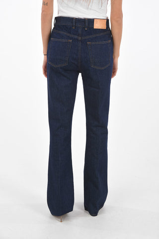 5 Pocket Boot Cut Denims with Dark Wash