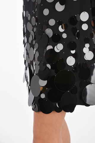 Over the Knee Sleeveless Dress with Maxi Sequines