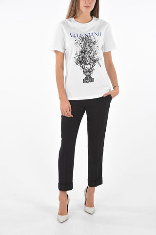 printed crew-neck t-shirt
