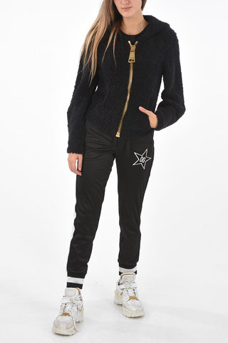 Alpaca Blend Hoodie with Maxi Zip