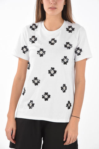 MICHAEL t-shirt con ricamo paillettes