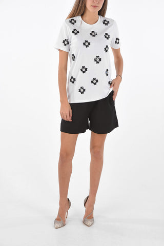 MICHAEL t-shirt con ricamo paillettes
