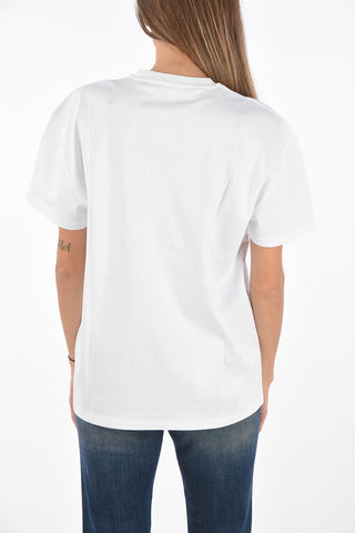embroidered crew-neck t-shirt