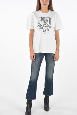 embroidered crew-neck t-shirt