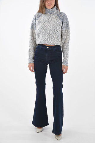 high-rise waist VALENTINA boot cut jeans