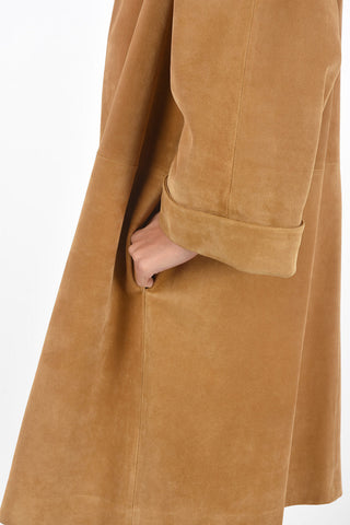 2 Pocket Suede Coat