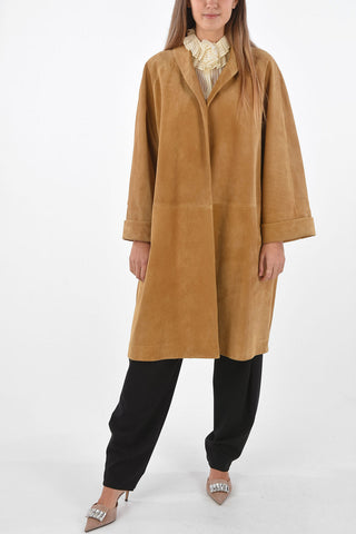 2 Pocket Suede Coat