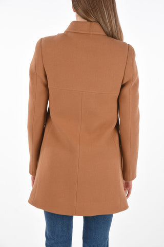 Double Breasted Coat with Snap Buttons