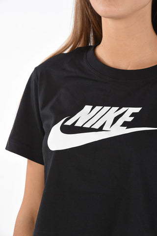 Printed Loose Fit Crop T-shirt