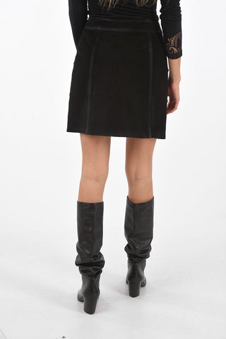 Suede ARTEMIDE Miniskirt with Studs