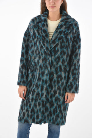 ALBERTA Fuzzy Coat with Animal Motif