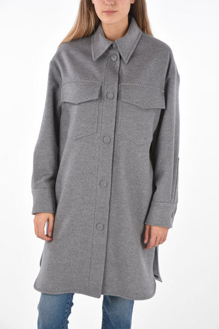 Coat with Maxi Pocket