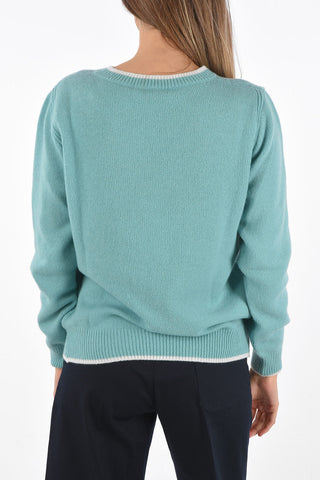 wool and cashmere crew-neck sweater
