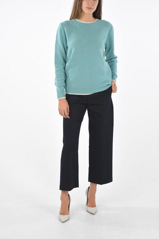 wool and cashmere crew-neck sweater