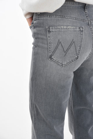 stretch denim RASCAL jeans with frayed hem