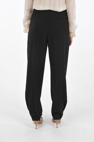 3 Pinces Virgin Wool Pants with Hidden Fastening