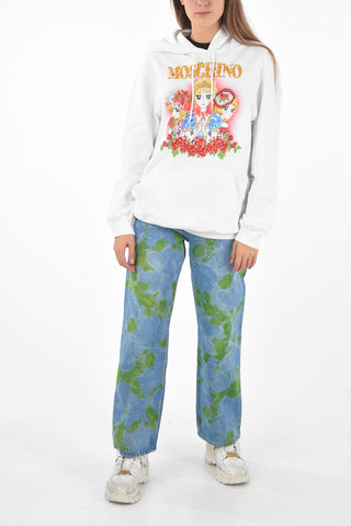 Brushed CARTOON Hoodie with Print