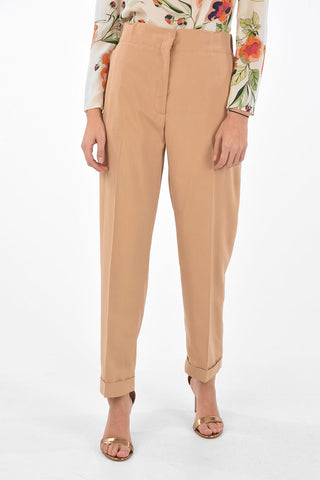 DUNE Silk Pants with Elastic Waistband