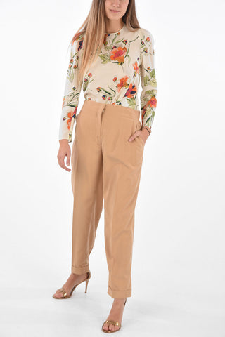 DUNE Silk Pants with Elastic Waistband