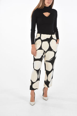 Fabric Two Pocket Straight Pants