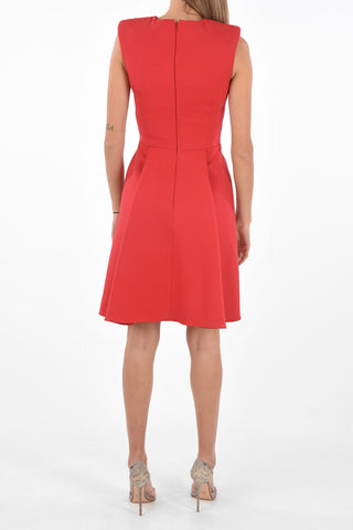 Sleeveless Flared Midi Dress
