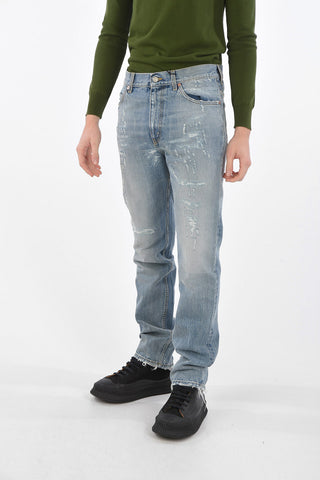 19cm vintage effect jeans