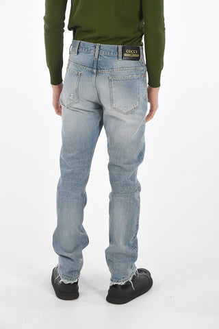 19cm vintage effect jeans