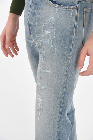 19cm vintage effect jeans